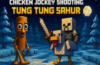 Chicken Jockey Shooting Tung Tung Sahur