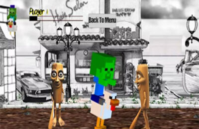 Chicken Jockey Tung Tung Sahur Fight