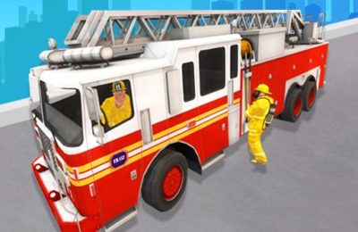 City Rescue Fire Truck Games