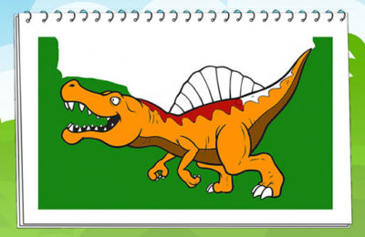 Coloring Book Dinosaurs