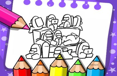 Coloring Book for Among Us