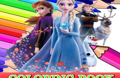 Coloring Book for Frozen Elsa