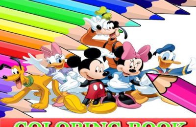 Coloring Book for Mickey Mouse