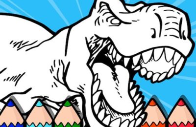 Coloring Dinos For Kids