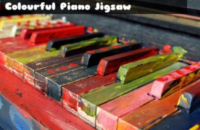 Colourful Piano Jigsaw