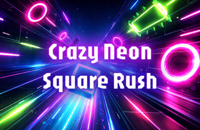 Crazy Neon Square Rush