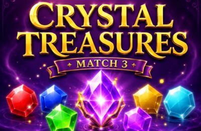Crystal Treasures: Match 3
