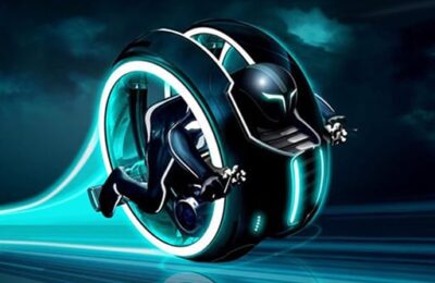 Cyber Tron biker