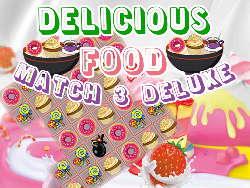 Delicious Food Match 3 Deluxes