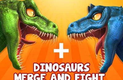 Dinosaurs Merge and Fight