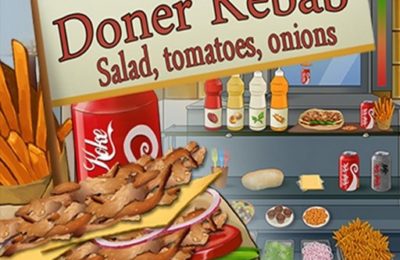 Doner Kebab : Salad Tomatoes Onions