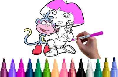 Dora Coloring Fun Time