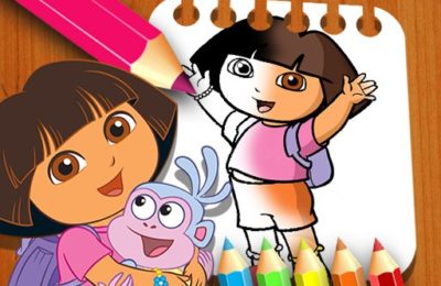 Dora the Explorer the Coloring Book