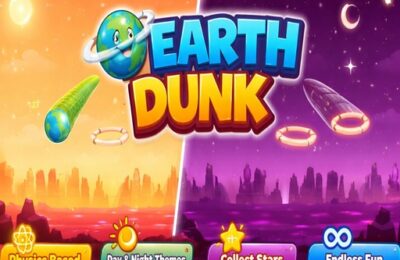 Earth Dunk Physics Arcade Game