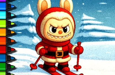 Easy Coloring Labubu Time