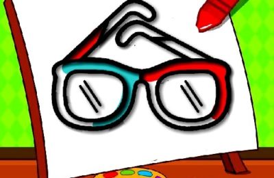 Easy Kids Coloring Glasses