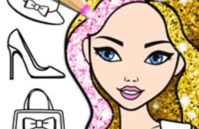 Fashion Coloring Glitter