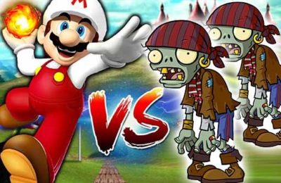 Fat Mario vs Zombies