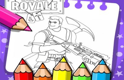 Fortnite Coloring Book Game