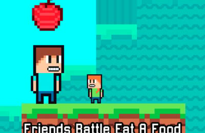 Friends Battle Eat A Food