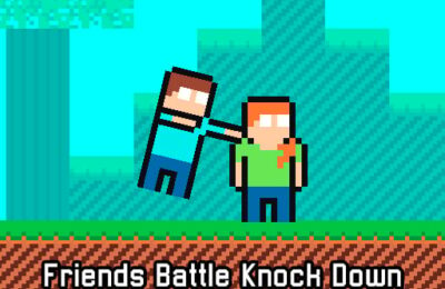 Friends Battle Knock Down