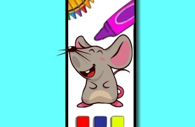 Funny Mouse Coloring Time