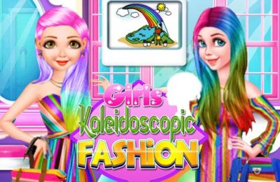 Girls Kaleidoscopic Fashion