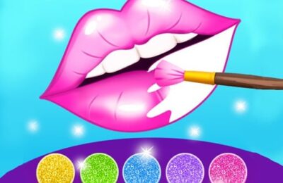 Glitter Lips Coloring Game