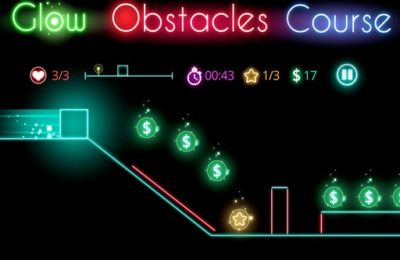 Glow obstacle course