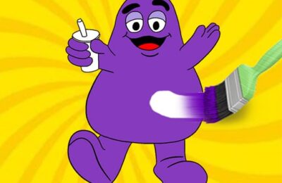 Grimace Shake Coloring Book