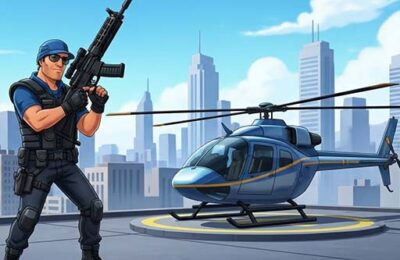 GunShip Shooting Attack Game 3D