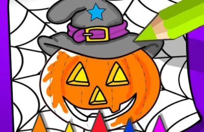 Halloween Coloring Book Game