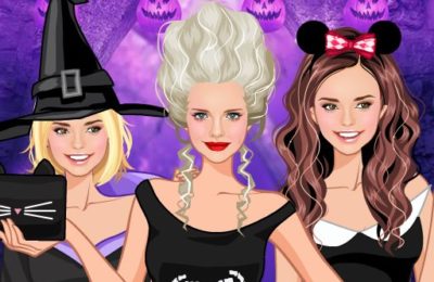 Halloween dress up game