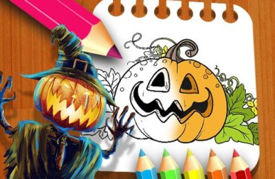 Hallowen Coloring Book