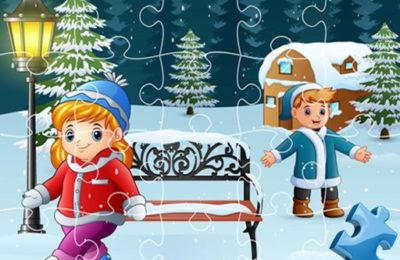 Happy Winter Jigsaw Game