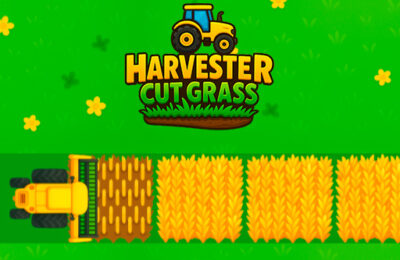 Harvester Cut Grass