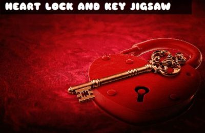 HEART LOCK AND KEY JIGSAW