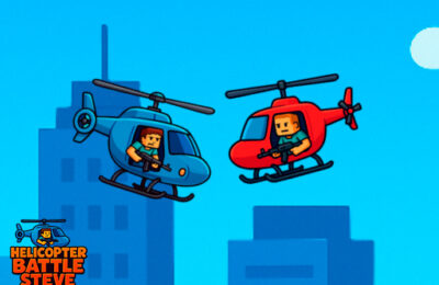 Helicopter Battle Steve 2 Player