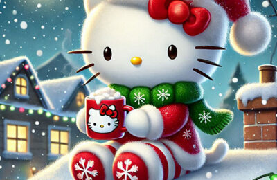 Hello Kitty Christmas Puzzle: Festive Holiday