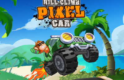 Hill Climb Pixel Car