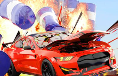 Impossible Car Stunt Races: Mega Ramps