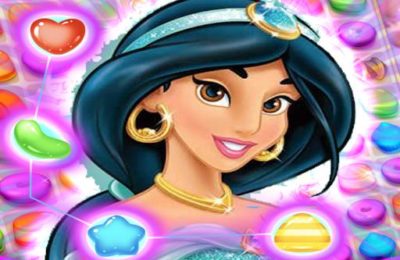 Jasmine Aladdin Match 3 Puzzle