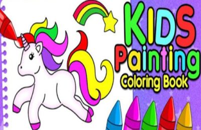 Kids Finger Painting Coloring