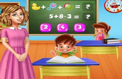 Kindergarten School Teacher Kids Learning Games