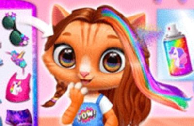 Kitty Animal Hair Salon – Fashion Hair Stylist