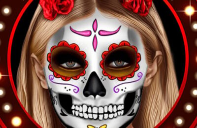 Kylie Jenner Halloween Face Art