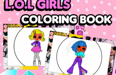L.O.L OMG Girls Coloring Book