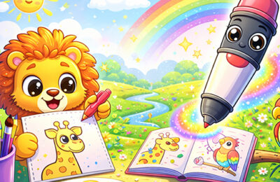 Magic Coloring Book for Little Artists