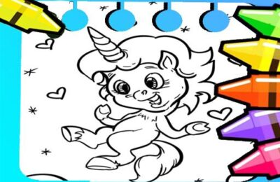 Magical Unicorn Coloring Pages