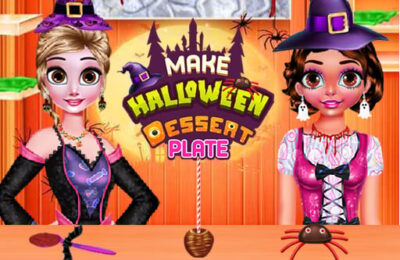 Make Halloween Dessert Plate